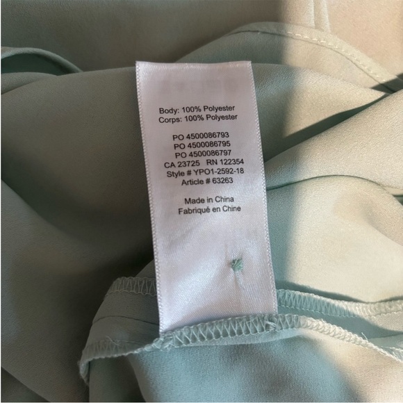 Aritzia Babaton Light Blue Ruffle Sleeve Blouse - Picture 4 of 8